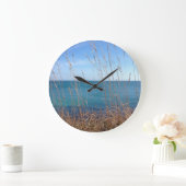 Das schöne Gras und das Meer Große Wanduhr (Zuhause)