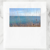 Das schöne Gras und das Meer Rechteckiger Aufkleber (Tasche)