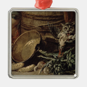Das schöne Küchen-Mädchen Ornament Aus Metall