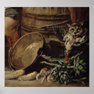 Das schöne Küchen-Mädchen Poster