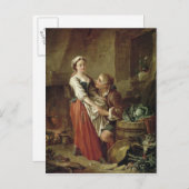 Das schöne Küchenmädchen Postkarte (Vorne/Hinten)