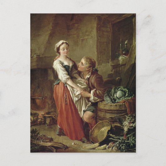 Das schöne Küchenmädchen Postkarte (Vorderseite)