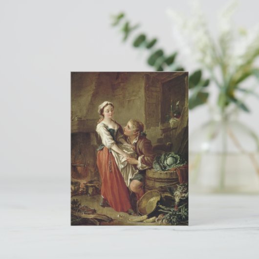 Das schöne Küchenmädchen Postkarte (Stehend Vorderseite)