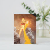 Das schöne mystische Elf Postkarte (Stehend Vorderseite)