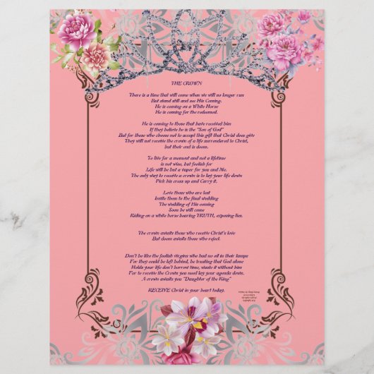 Das schöne Personalisierte Papier (Rückseite)