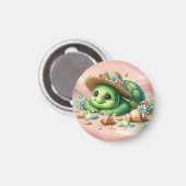 Das schöne Schildkrötenbecken am Strand Magnet (Vorderseite/Rückseite)