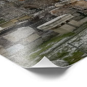 Das schöne und farbenfrohe Athen Fotodruck (Ecke)