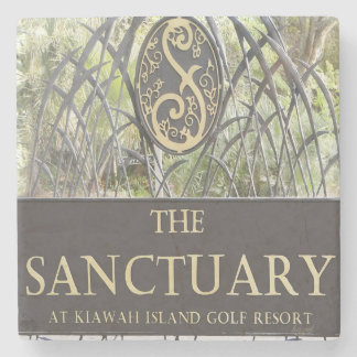 Das Schongebiet, Kiawah Island, Sc MarmorsteinCoas Steinuntersetzer