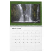 Das Schönheitssalander der Natur erfassen Kalender (Feb 2026)