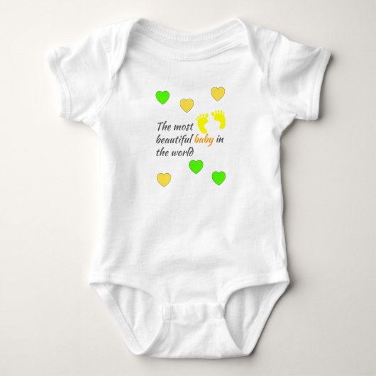 Das schönste Baby der Welt Strampler (Vorderseite)