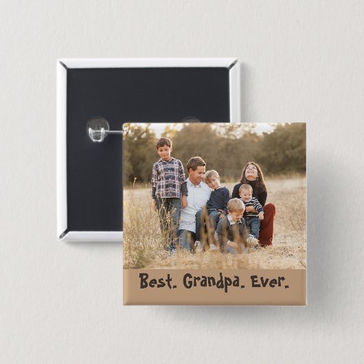 Das schönste Opa-Foto aller Zeiten Button (Vorne & Hinten)