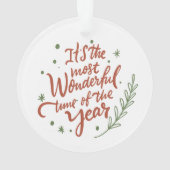 Das schönste Time Baby's erste Weihnachtsakryllisc Ornament (Rückseite)