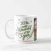 Das schönste Weihnachtsfest-Foto Kaffeetasse (Links)