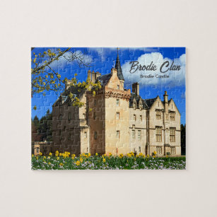 Das Schottische Foto der Brodie Clan-Burg herausfo Puzzle