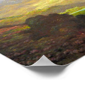 Das schottische Hochland Poster (Ecke)