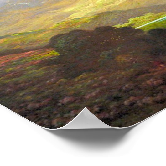 Das schottische Hochland Poster (Ecke)