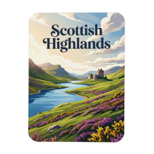 Das schottische Hochland Schottland Magnet