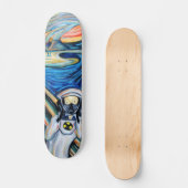 Das Schrei21. jahrhundert Skateboard (Vorderseite)