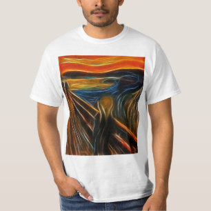Das Schrei-Fraktal, das Edvard Munch malt T-Shirt