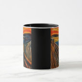 Das Schrei-Fraktal, das Edvard Munch malt Tasse (Zentrum)