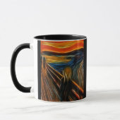 Das Schrei-Fraktal, das Edvard Munch malt Tasse (Links)