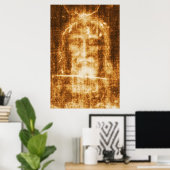Das Schrei Turins Heiliges Antlitz Jesu Posters Poster (Heimbüro)