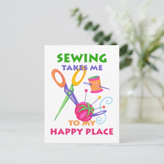 DAS SCHREIBEN BRAUCHT MICH POSTKARTE (Stehend Vorderseite)