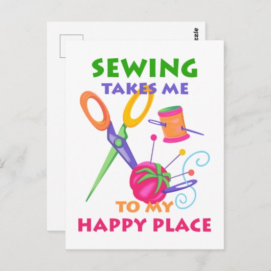 DAS SCHREIBEN BRAUCHT MICH POSTKARTE (Vorne/Hinten)