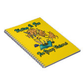 Das Schreiben ist Spaß für junge Einhörner Notizblock (Rechte Seite)