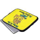 Das Schreiben ist Spaß für junge Uniköre, die sich Laptopschutzhülle (Vorne Knopf)