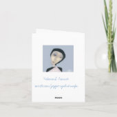 Das Schreiben Karte (Rückseite)