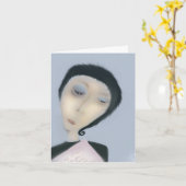 Das Schreiben Karte (Gelbe Blume)