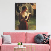 Das Schreiben Leinwanddruck (Insitu (Wohnzimmer))