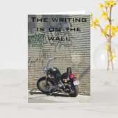 DAS SCHREIBEN LIEGT AUF DER WAND 40. KARTE (Gelbe Blume)