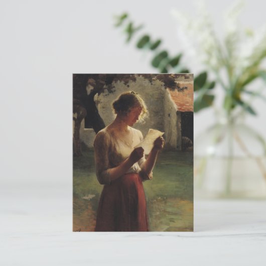 Das Schreiben Postkarte (Stehend Vorderseite)