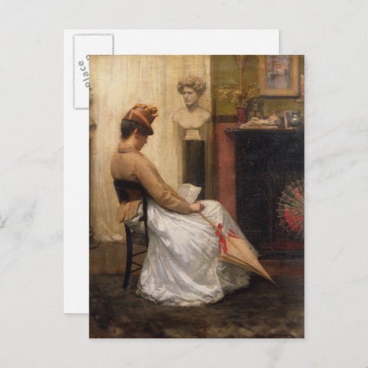 Das Schreiben Postkarte (Vorne/Hinten)