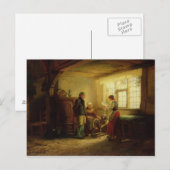 Das Schreiben von 1869 Postkarte (Vorne/Hinten)