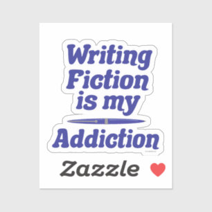 Das Schreiben von Fiktion ist mein Sprichwort für  Aufkleber