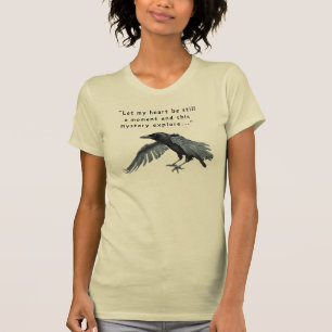 Das Schreiben von Frauen kurzen Sieb Raven T Shirt