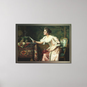 Das Schreiben von Władysław Czachórski Leinwanddruck