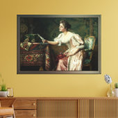 Das Schreiben von Władysław Czachórski Leinwanddruck (Insitu (Wohnzimmer))