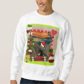 das schreie hässliche Weihnachtsgeschenk Sweatshirt (Vorderseite)