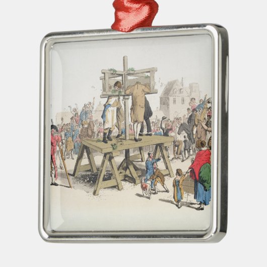 Das schuldige silbernes ornament (Links)