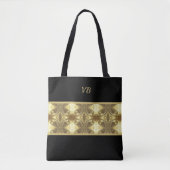 Das Schwarz-Gold-Deco Tasche (Vorderseite)