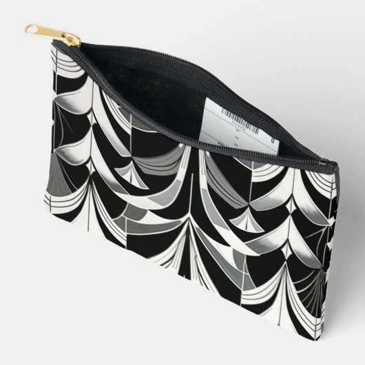 Das Schwarz-Weiß-Feinschmecker Zubehörtasche (Offen)