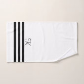 Das Schwarz-Weiß-Hotel bietet eine individuell ges Badhandtuch Set (Handtuch)