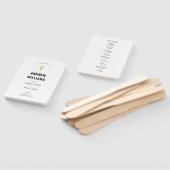 Das Schwarz-weiße Beerdigungsprogramm für das Gedä Fächer (Non-assembled)