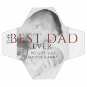 Das Schwarz-weiße Foto des besten Vaters aller Zei Fußball (Flach)