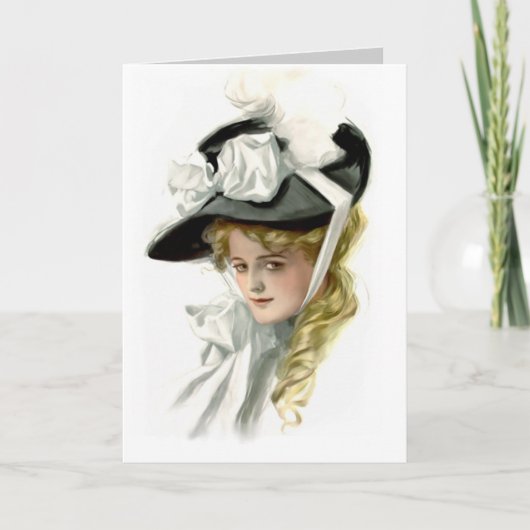 Das schwarze Bonnet Karte (Vorderseite)