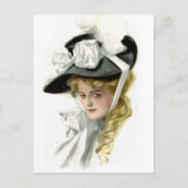 Das schwarze Bonnet Postkarte (Vorderseite)